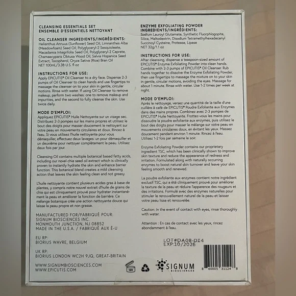 Epicutis Cleansing Essentials Set - White - Picture 2 of 2